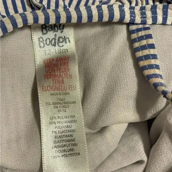 baby boden girl swimsuit blue and white size 12-18 months - Picture 2 of 3